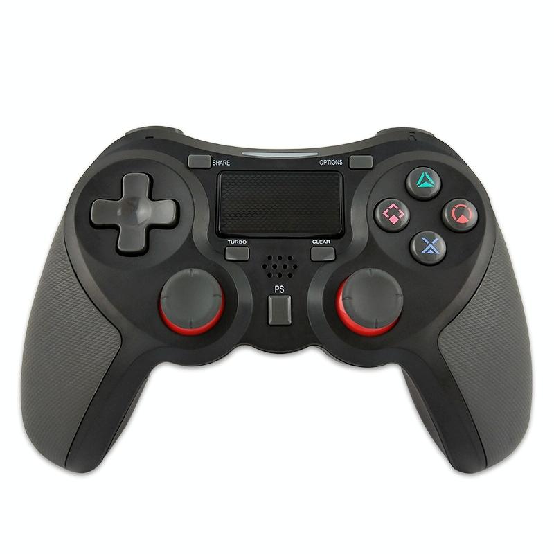 NNEDSZ Wireless Bluetooth Game Controller For Ps4 - Rubberized - Black B