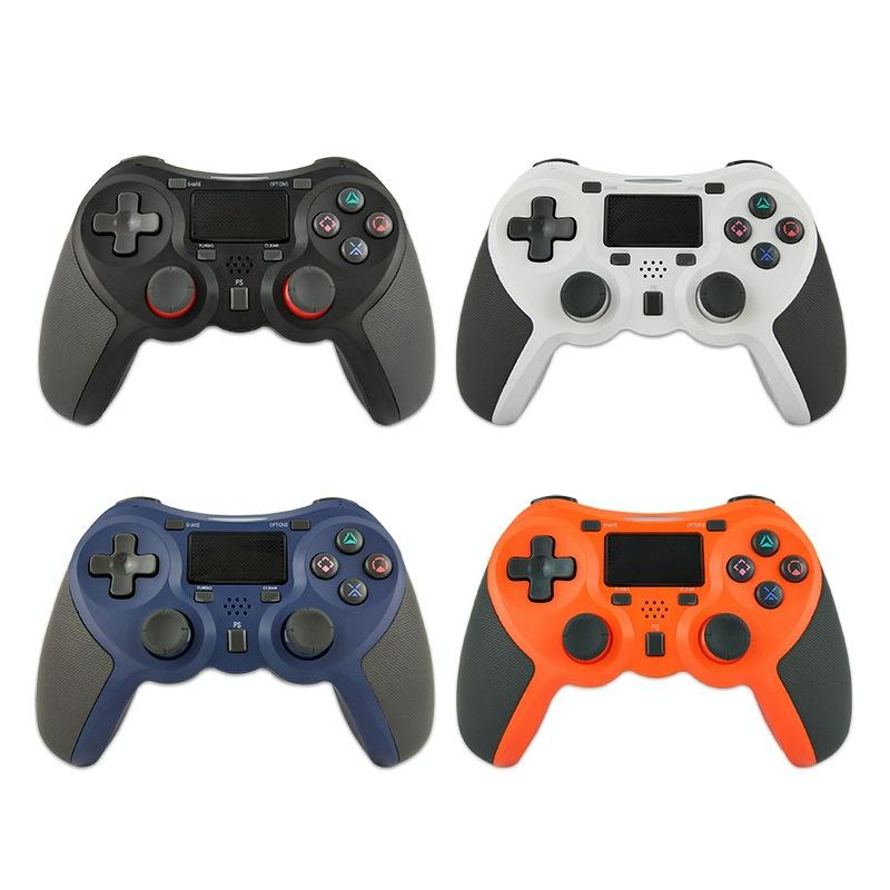NNEDSZ Wireless Bluetooth Game Controller For Ps4 - Rubberized - Black B