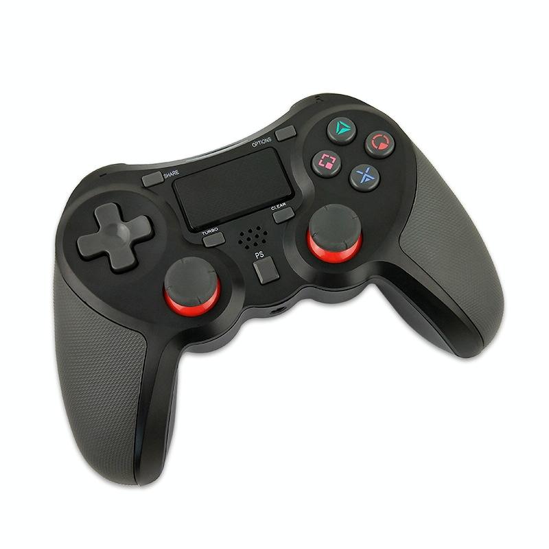 NNEDSZ Wireless Bluetooth Game Controller For Ps4 - Rubberized - Black B